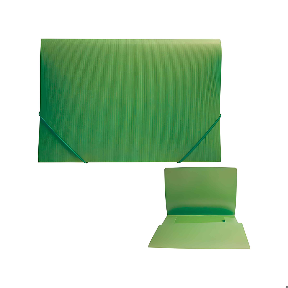 Carpeta Cartera con Elástico Verde  - Datazone