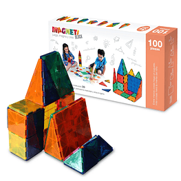 Juguete de bloques magnéticos 100 piezas  - Magneti