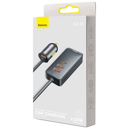 Cargador de auto multipuerto Share Together PPS 120W USB A  - Baseus