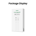 Cable USB-C a Lightning (iPhone) Blanco modelo US304 Certificado 2mts  - Ugreen