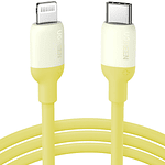 Cable USB-C a Lightning (iPhone) 1mt modelo US387 Certificado Amarillo  - Ugreen