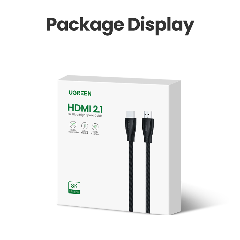 UGREEN Câble HDMI 4K Ultra HD Cordon HDMI 2.0 Ha…