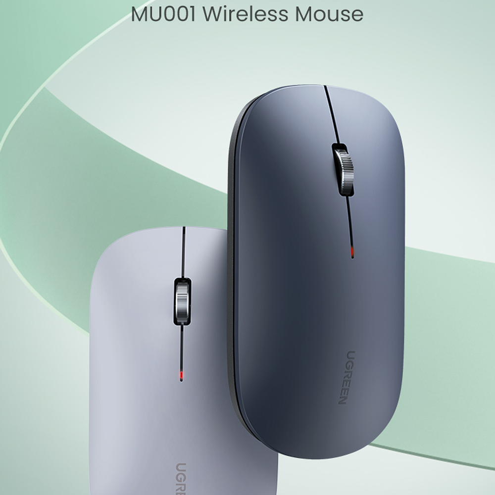 Mouse inalámbrico slim modelo MU001 Gris  - Ugreen