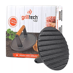 Prensa de Hamburguesas Fierro Fundido 17.5cms  - Grilltech