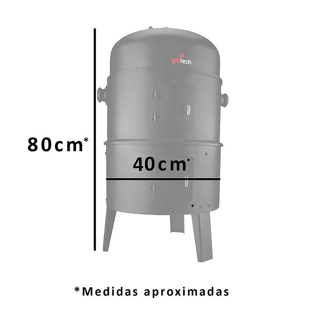 Ahumador Vertical 80x40cms  - Grilltech