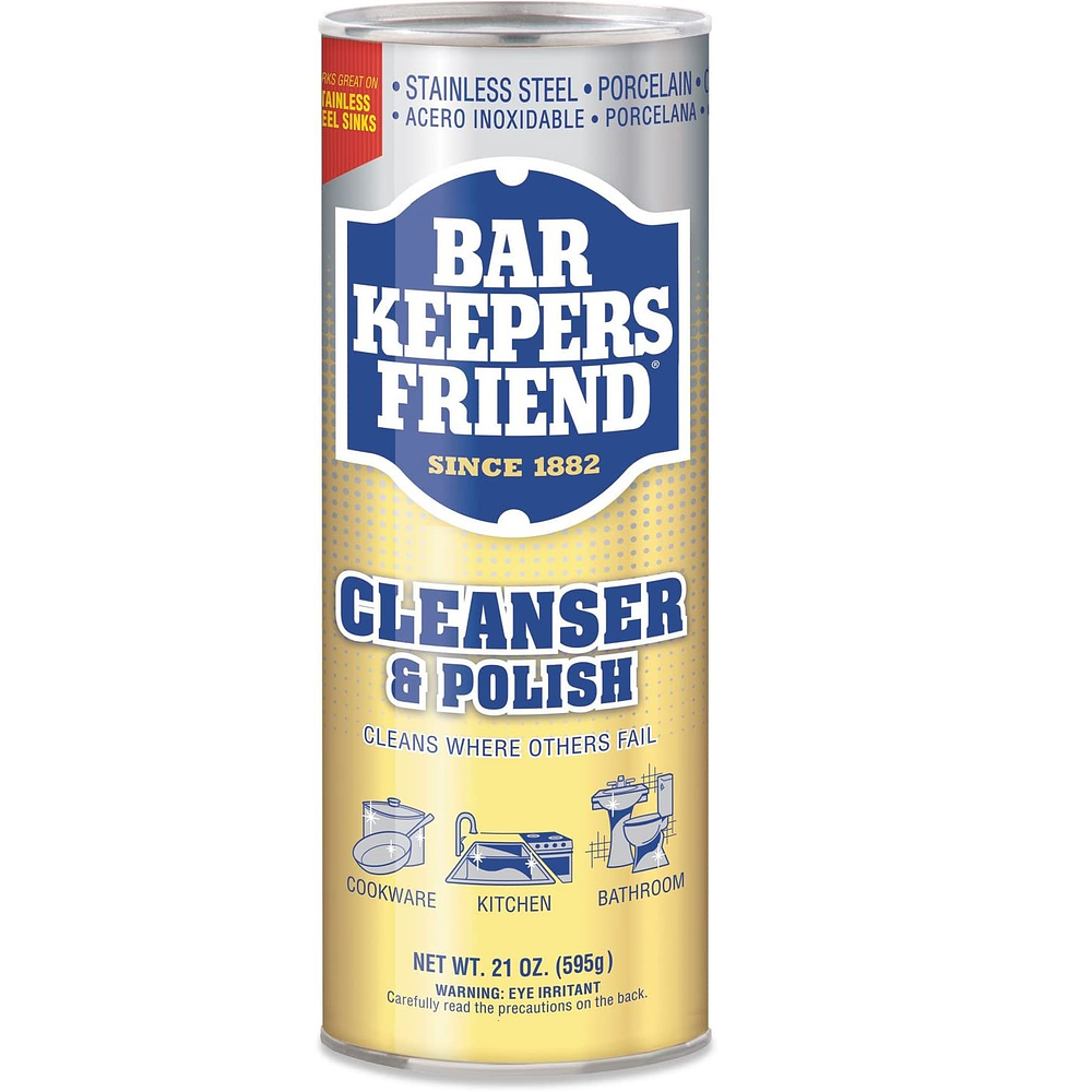 Limpiador y pulidor de superficies en polvo 595grs  - Bar Keepers Friend