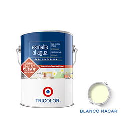 Esmalte al agua Profesional 1 Gl (3.78lt) Blanco Nacar  - Tricolor