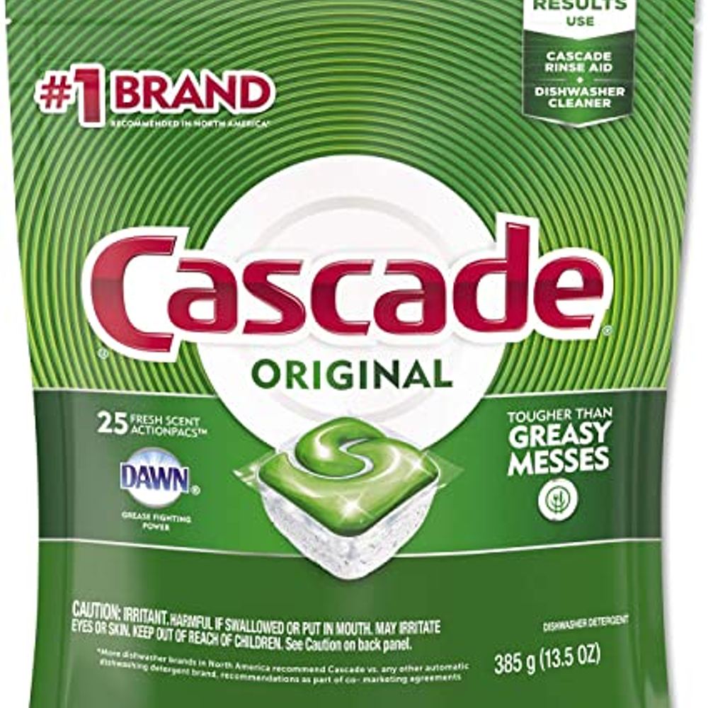 Detergente para Lavavajillas Original Capsulas Fresh 25 capsulas  - Cascade