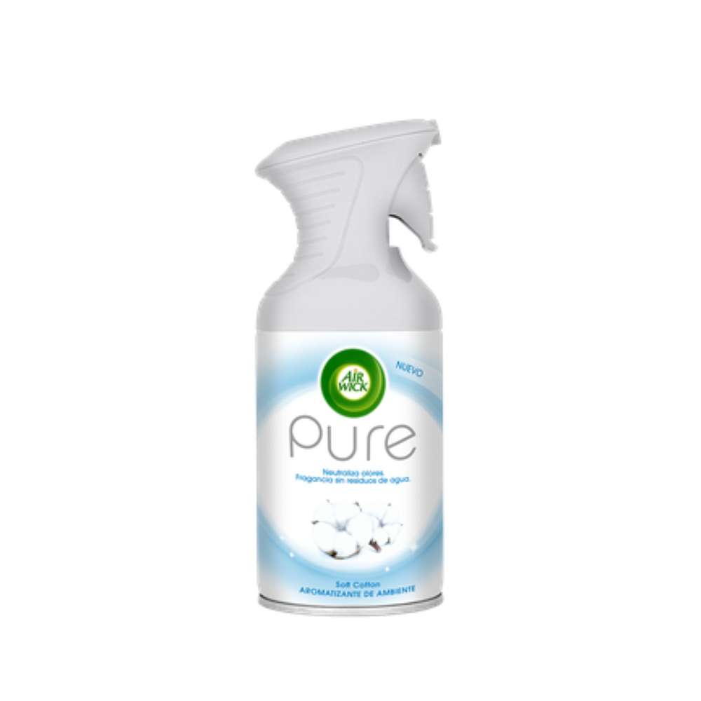 Aerosol Desodorante Ambiental Pure Soft Cotton 250ml  - Air Wick
