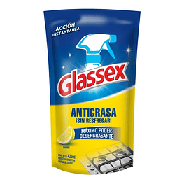 Antigrasa Doypack Limón 420ml  - Glassex