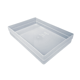 Caja organizadora translucida apilable Baja 260x180x45mm  - Livinbox