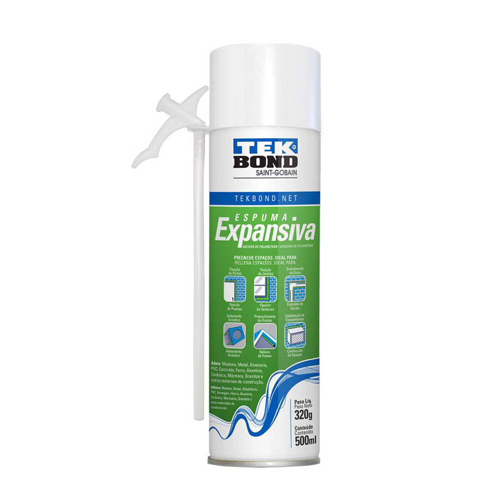 Espuma Expansiva Uso General 320grs/500ml  - TEKBond