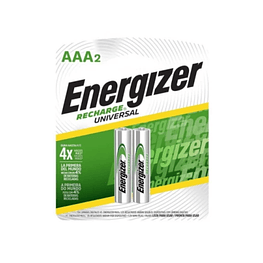Pilas Recargables AAA 2un 700mAh  - Energizer
