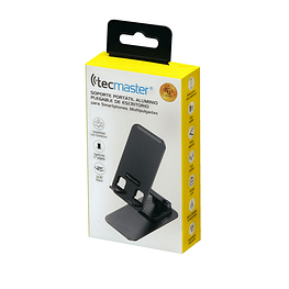 Soporte Pelgable portatil de escritorio para telefono Máximo 9.7"  - Tecmaster