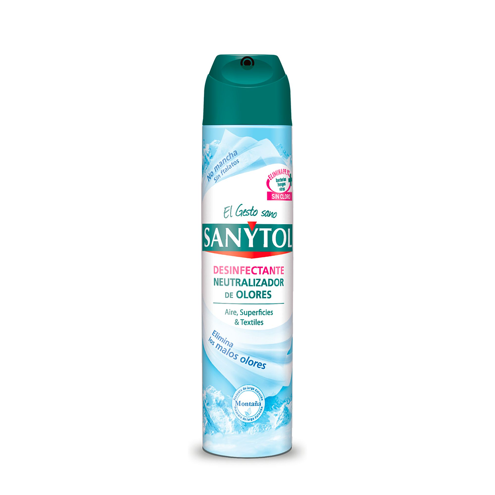Desinfectante neutralizador de olores aroma Montaña 300ml  - Sanytol