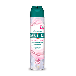 Desinfectante neutralizador de olores aroma Flores 300ml  - Sanytol