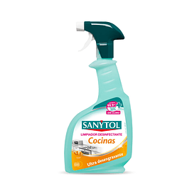 Limpiador Desinfectante de Cocina con gatillo 500ml  - Sanytol