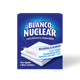 Blanqueador de ropa Blanco Nuclear Sobres 6x20grs  - Iberia