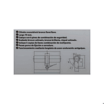 Cilindro Llave/Llave LK106 35+35mm Multipunto Satinada - Lioi