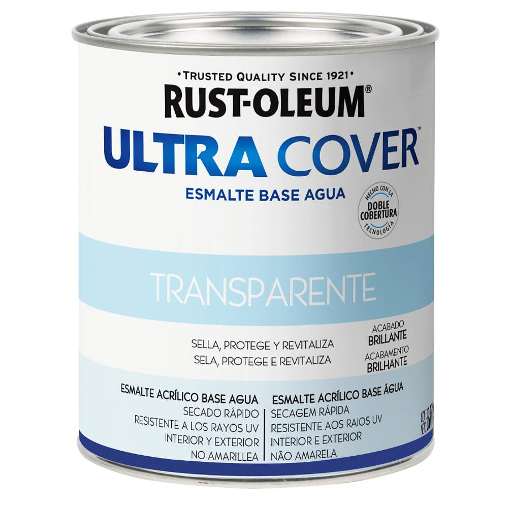 Esmalte al Agua Ultra Cover 946ml Transparente Brillante  - Rust Oleum