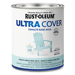 Esmalte al Agua Ultra Cover 946ml Oceano Brillante  - Rust Oleum