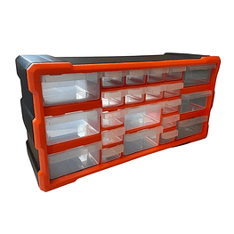 Organizador con separación 8 bins grandes y 14 pequeños  - Tactix