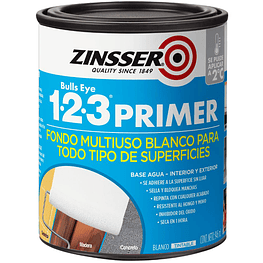 Imprimante 1-2-3 Primer Base Agua 946ml Blanco Mate  - Zinsser