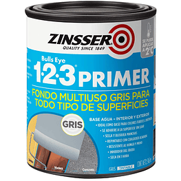 Imprimante 1-2-3 Primer Base Agua 946ml Gris Mate  - Zinsser