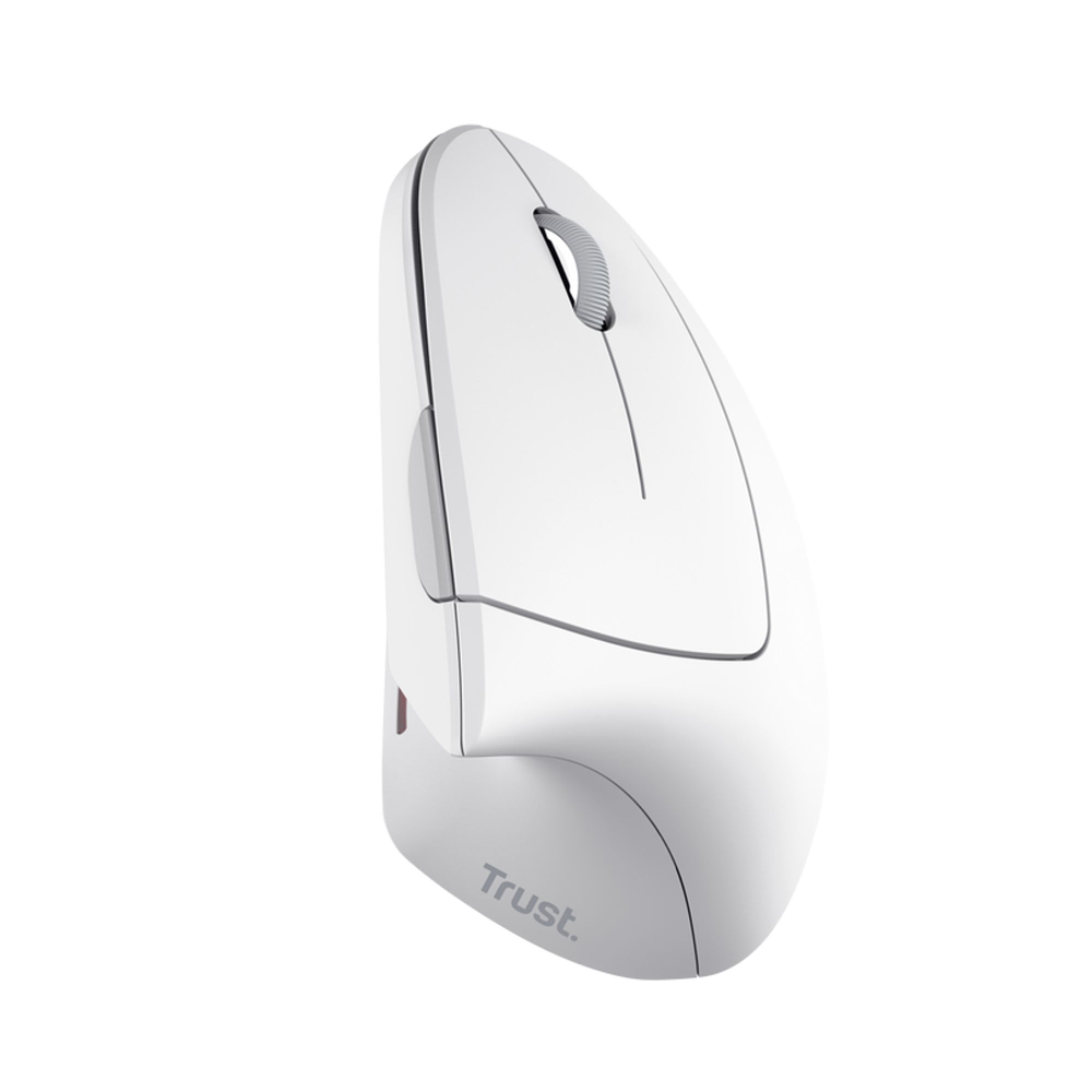 Mouse Verto Inalámbrico Ergonómico Blanco  - Trust