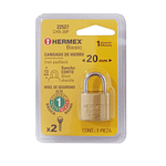 Candado de Hierro 20mm  - Hermex