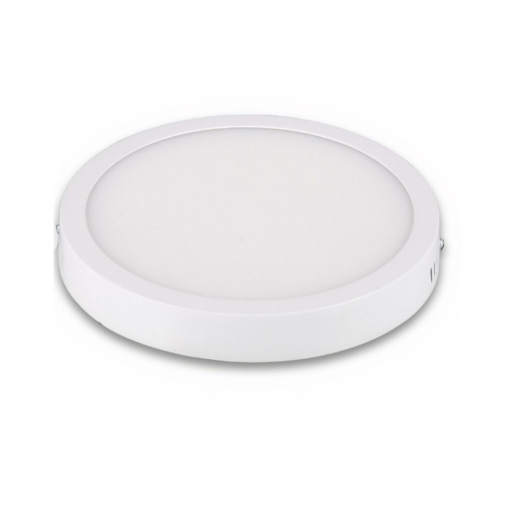 Panel Led Slim Sobrepuesto Cuerpo de Aluminio luz fría 6500K 24W  - Macrotel