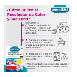 Recolector de color y suciedad 20un  - Dr. Beckmann