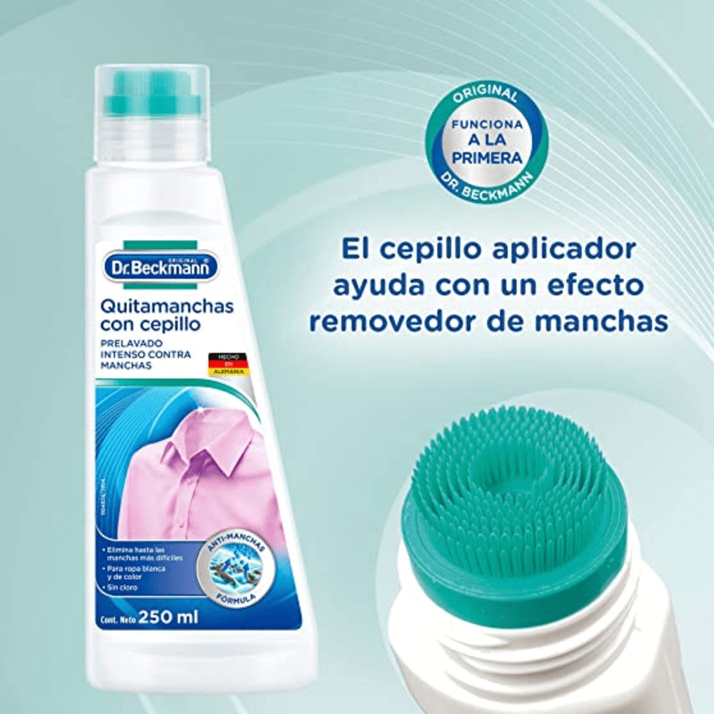 Quitamanchas con Cepillo Prelavados 250ml  - Dr. Beckmann