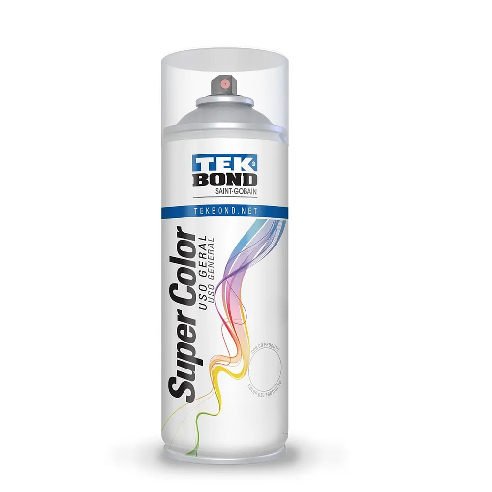 Pintura Spray 400ml Uso General Barniz Brillante  - TEKBond