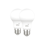 Ampolletas Led E27 luz cálida 3000K 9W Kit 2un  - Macrotel