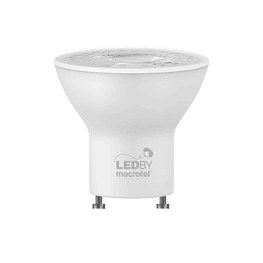 Ampolleta Led GU10 luz fría 6500K 5W  - Macrotel