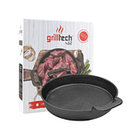 Sartén con asas de fierro fundido 30cms  - Grilltech