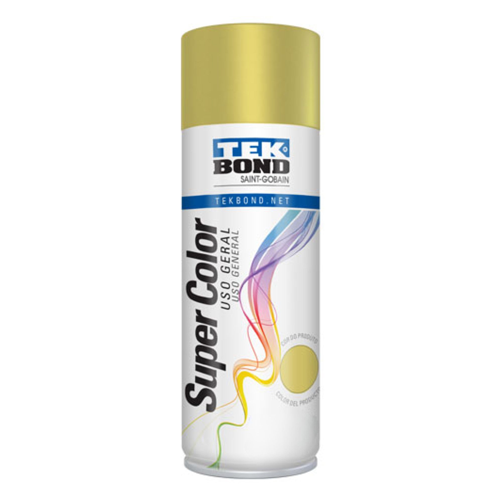 Pintura Spray 400ml Uso General Dorado  - TEKBond