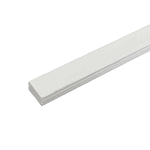 Canaleta PVC 20x10mm Blanca Adhesiva 2mts  - Globaltronics