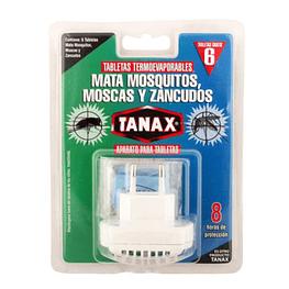 Ahuyenta Zancudos y Mosquitos / Insecticida  Aparato + 6 tabletas - Tanax