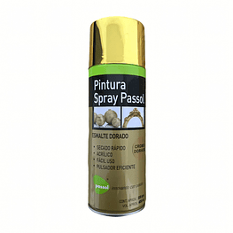 Pintura en spray secado rápido Dorado 400ml  - Passol