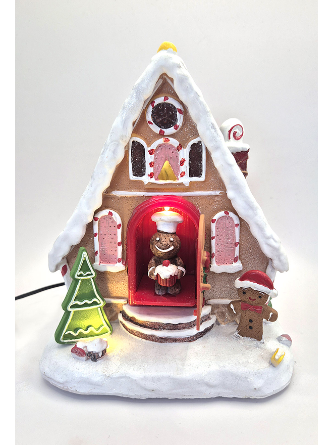 Casa Gengibre Musical con luz 2