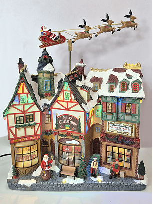 Tiendas con Santa en trineo