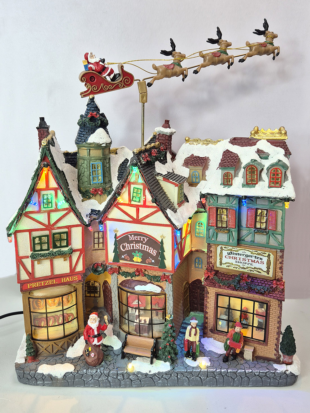 Tiendas con Santa en trineo 1