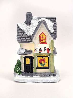 Mini Tienda de Café con luz