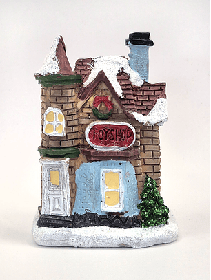 Casita navidad luz Toy Shop M4