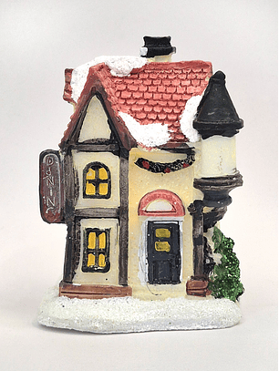 Casita navidad luz Dinner