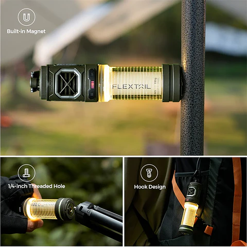Repelente con Linterna FLEXTAIL TINY REPELLER S - 2-en-1 
