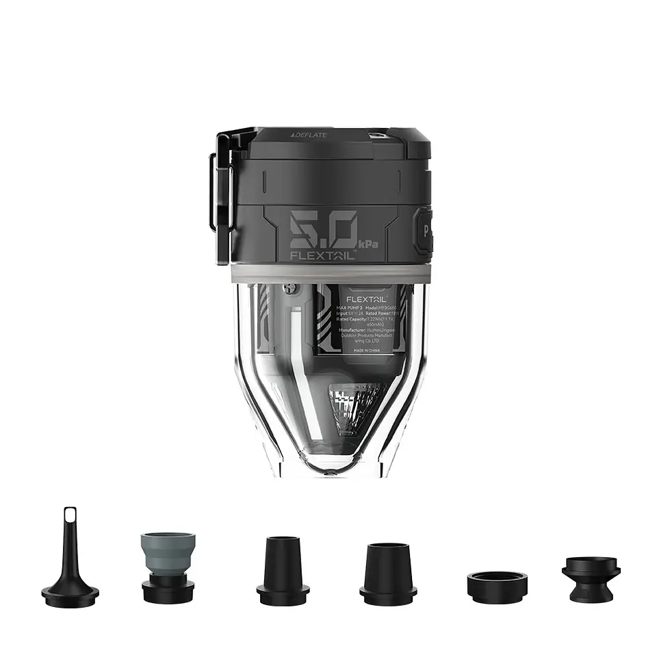 FLEXTAIL Max Pump 3 – Inflador Portátil y Linterna de Camping 2 en 1. 3