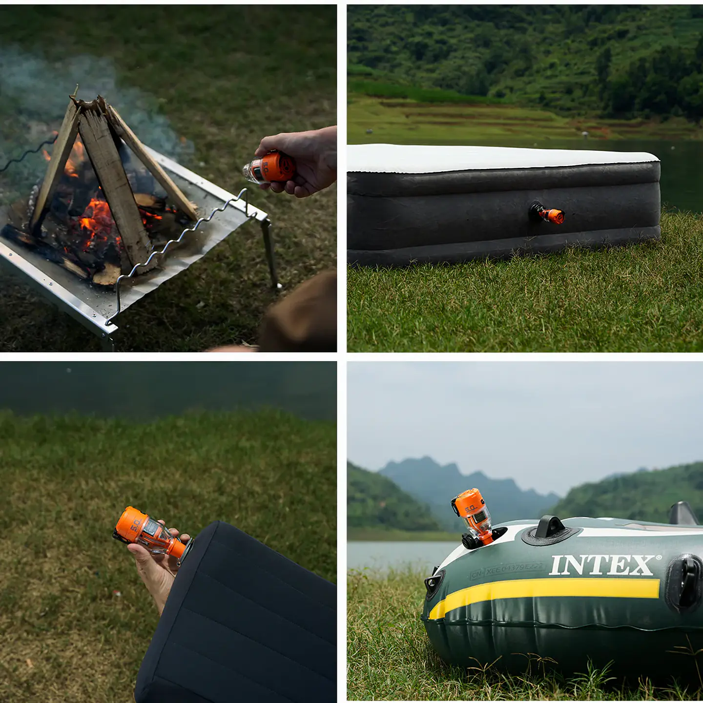 FLEXTAIL Max Pump 3 – Inflador Portátil y Linterna de Camping 2 en 1. 5